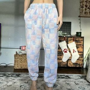 Wild Fable Pastel Plaid Lounge Pants